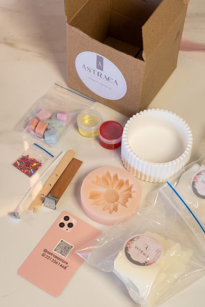 Emprende en el arte de las velas + Kit inicial
