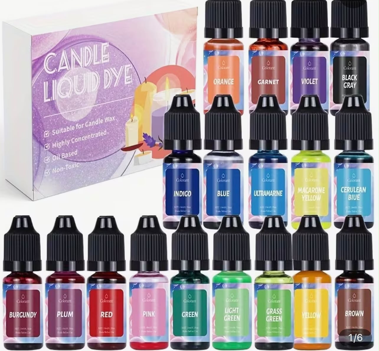 Kit de Colorantes Líquidos x 18